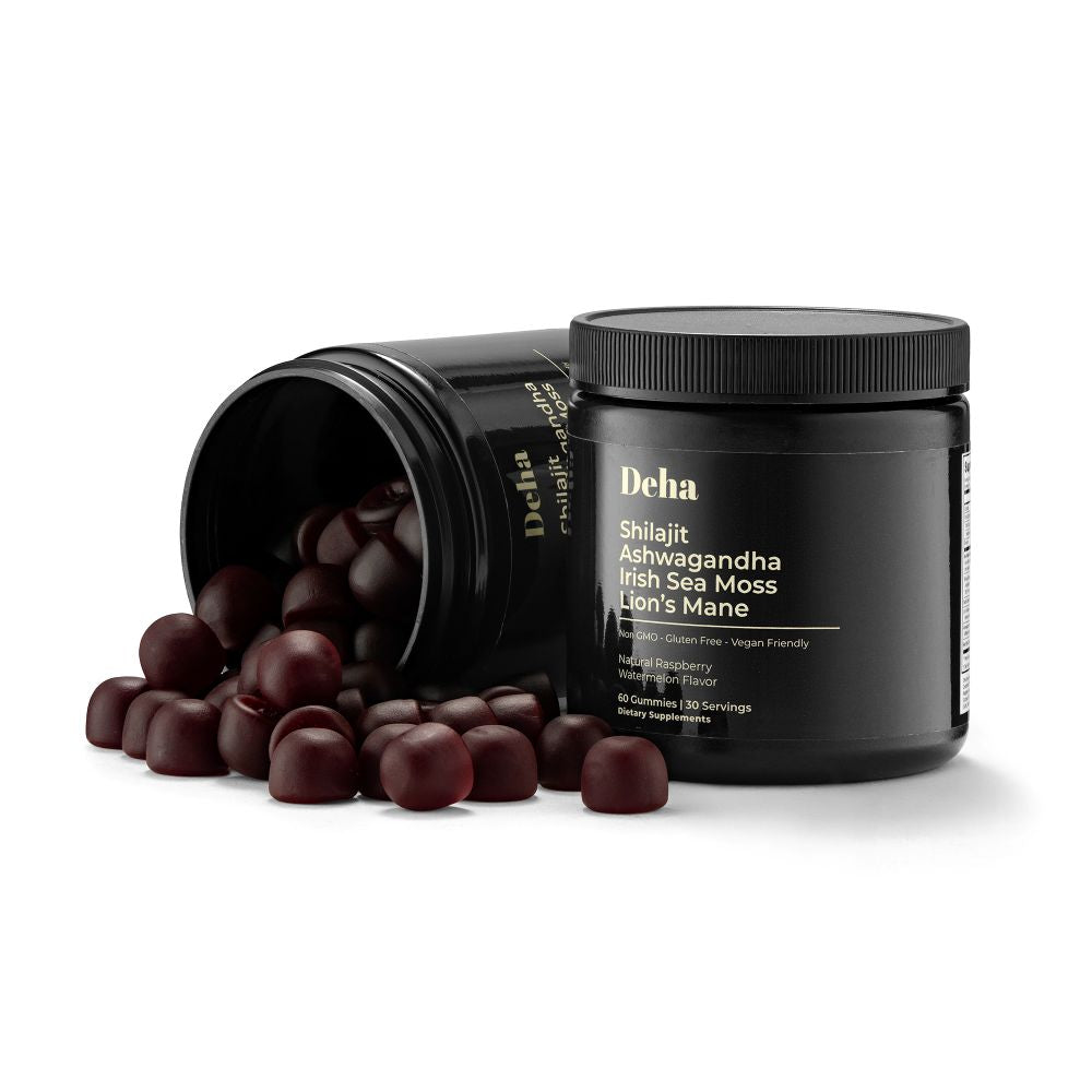 Shilajit Ashwagandha Sea Moss and Lions Mane Gummies