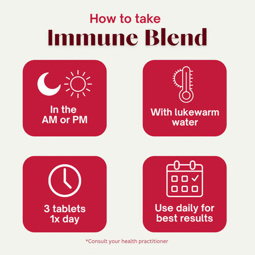 7-in-1 Immune Blend - Moringa, Vitamin C and Elderberry Tablets