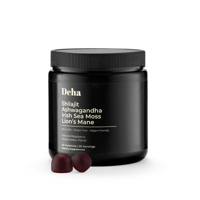 Shilajit Ashwagandha Sea Moss and Lions Mane Gummies