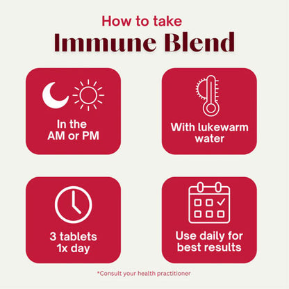 7-in-1 Immune Blend - Moringa, Vitamin C and Elderberry Tablets