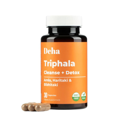 Triphala - Amla, Haritaki and Bibhitaki Capsules